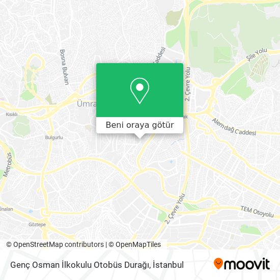 Genç Osman İlkokulu Otobüs Durağı harita