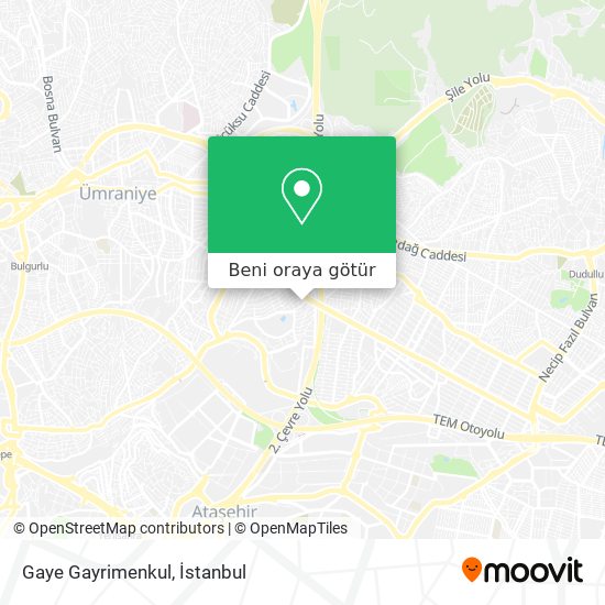 Gaye Gayrimenkul harita