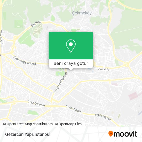 Gezercan Yapı harita