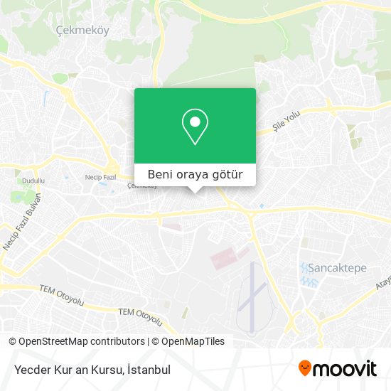 Yecder Kur an Kursu harita