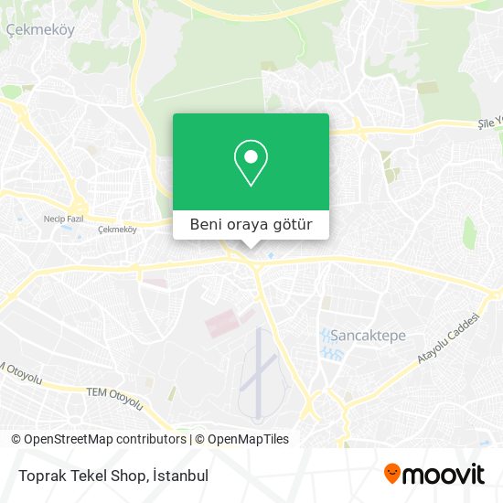 Toprak Tekel Shop harita