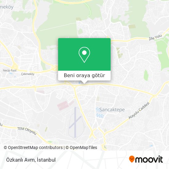 Özkanlı Avm harita