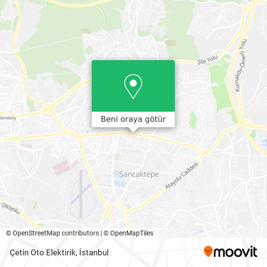 Çetin Oto Elektirik harita