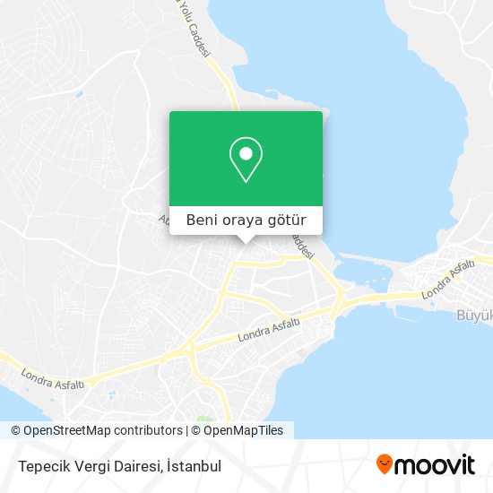 Tepecik Vergi Dairesi harita