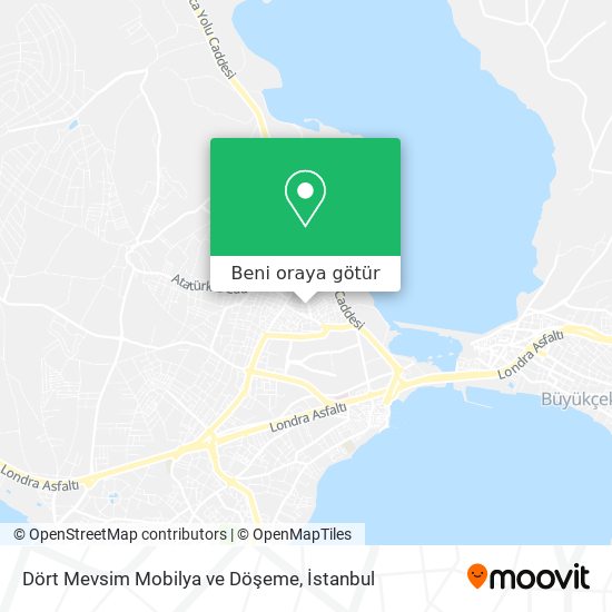 Dört Mevsim Mobilya ve Döşeme harita