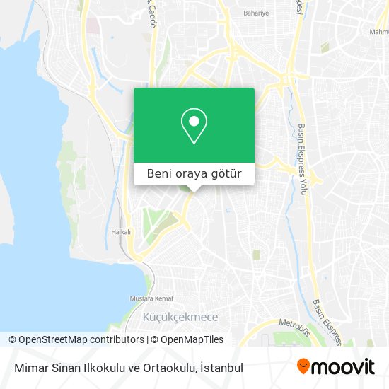 Mimar Sinan Ilkokulu ve Ortaokulu harita
