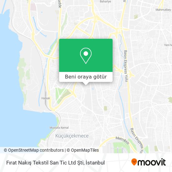 Fırat Nakış Tekstil San Tic Ltd Şti harita
