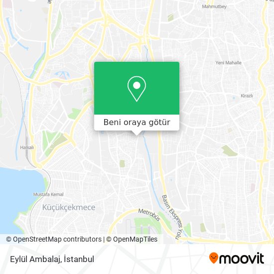 Eylül Ambalaj harita