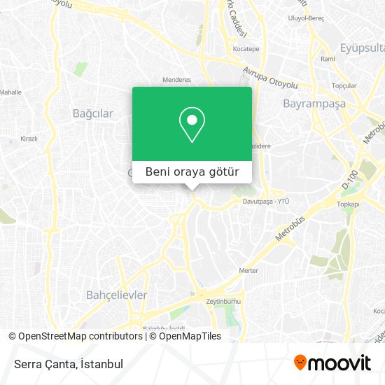 Serra Çanta harita