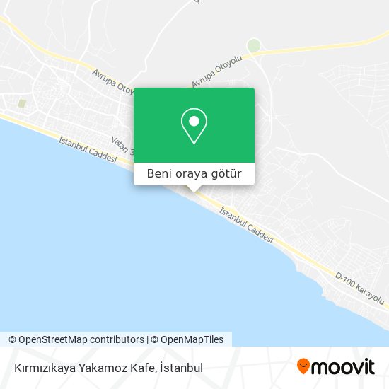 Kırmızıkaya Yakamoz Kafe harita