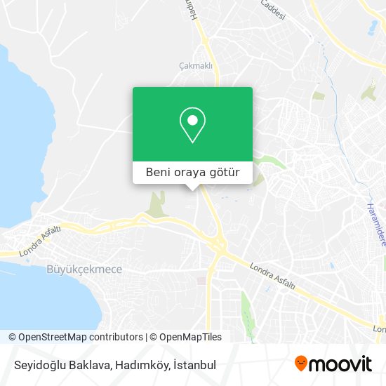 Seyidoğlu Baklava, Hadımköy harita