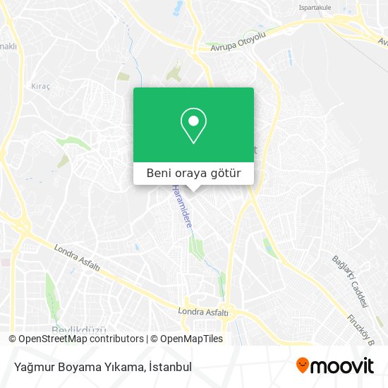 Yağmur Boyama Yıkama harita