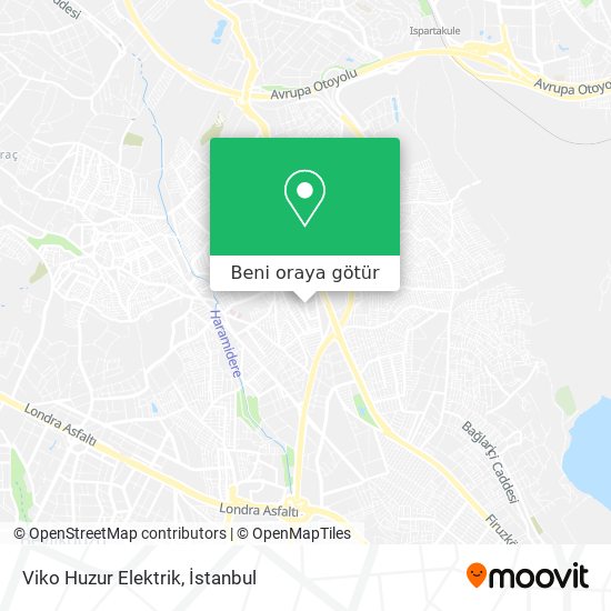 Viko Huzur Elektrik harita