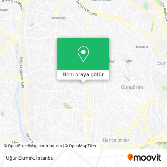Uğur Ekmek harita