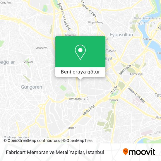 Fabricart Membran ve Metal Yapılar harita
