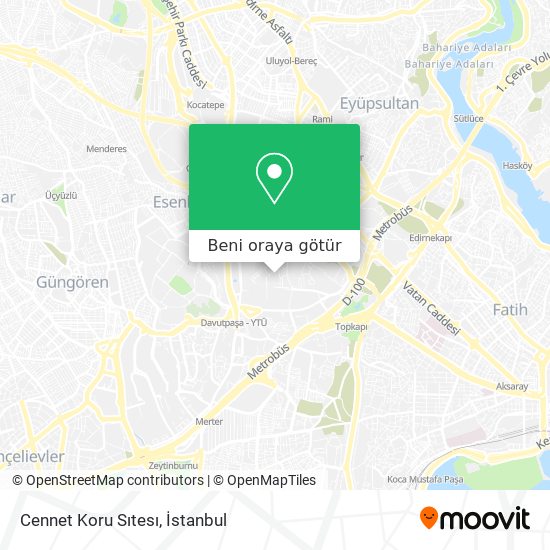 Cennet Koru Sıtesı harita
