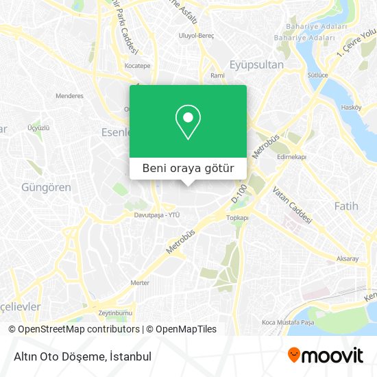 Altın Oto Döşeme harita
