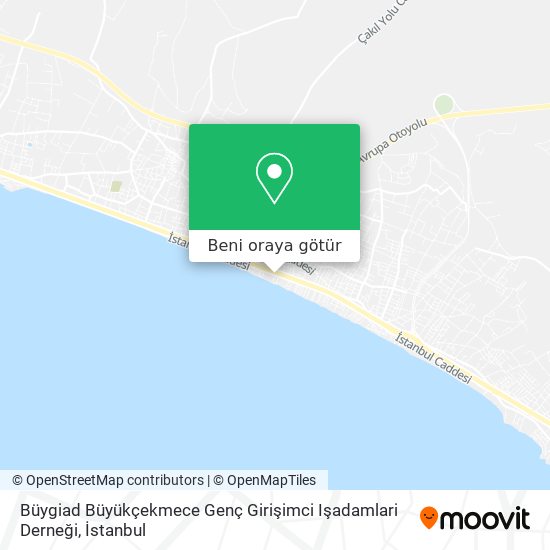 Büygiad Büyükçekmece Genç Girişimci Işadamlari Derneği harita