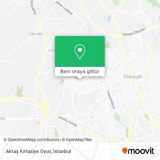 Aktaş Kırtasiye Oyun harita