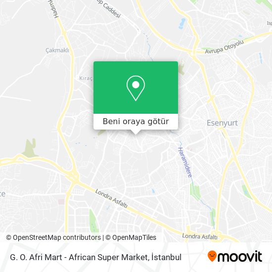 G. O. Afri Mart - African Super Market harita