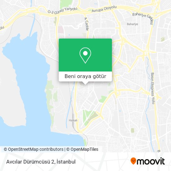 Avcılar Dürümcüsü 2 harita
