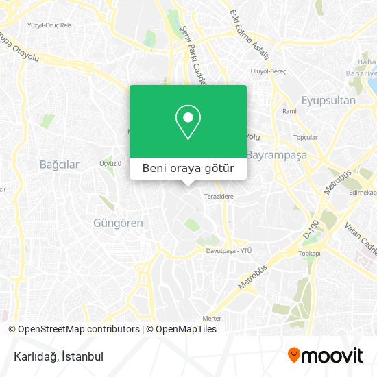 Karlıdağ harita