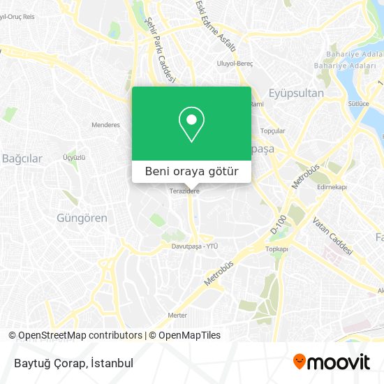 Baytuğ Çorap harita