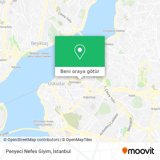 Penyeci Nefes Giyim harita
