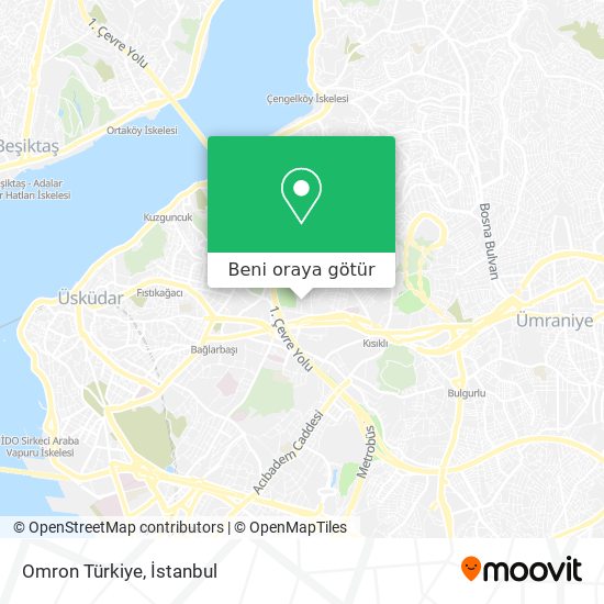 Omron Türkiye harita