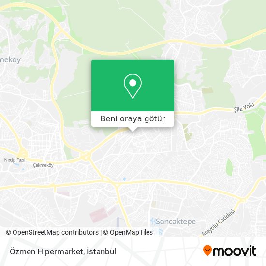 Özmen Hipermarket harita