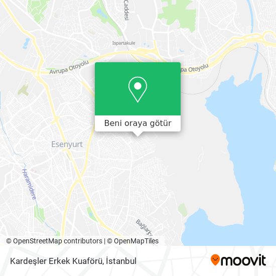 Kardeşler Erkek Kuaförü harita