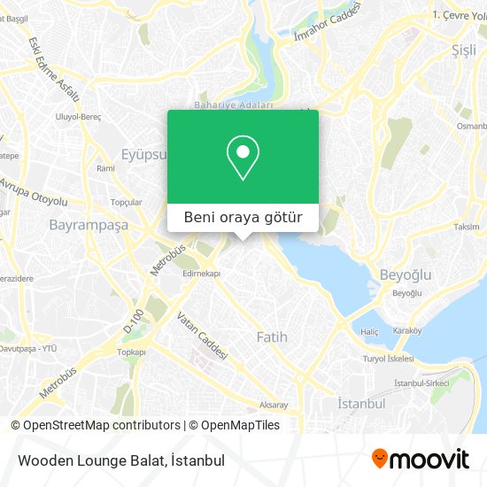 Wooden Lounge Balat harita
