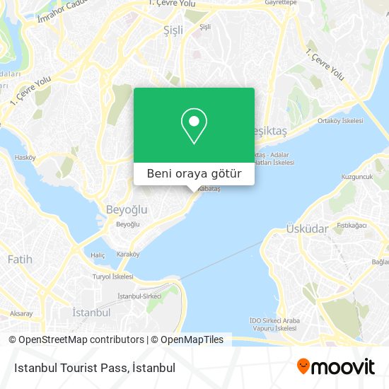 Istanbul Tourist Pass harita