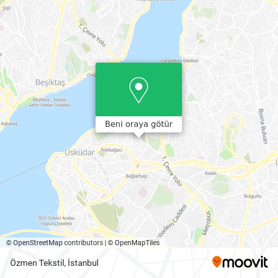 Özmen Tekstil harita