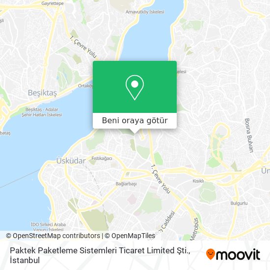 Paktek Paketleme Sistemleri Ticaret Limited Şti. harita