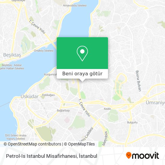 Petrol-Is Istanbul Misafirhanesi harita