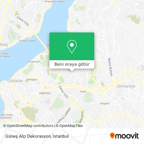 Güneş Alçı Dekorasyon harita