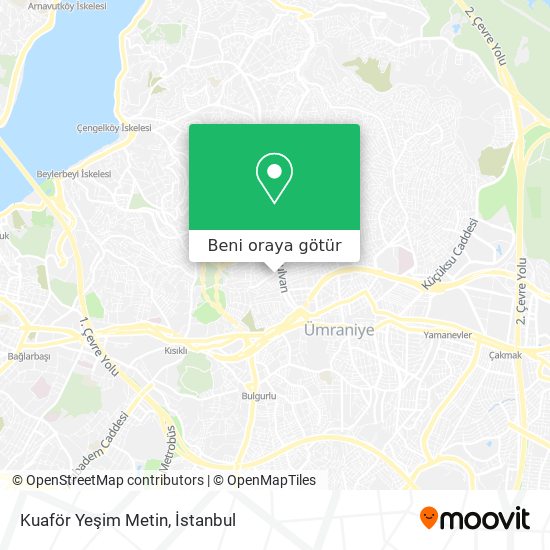 Kuaför Yeşim Metin harita