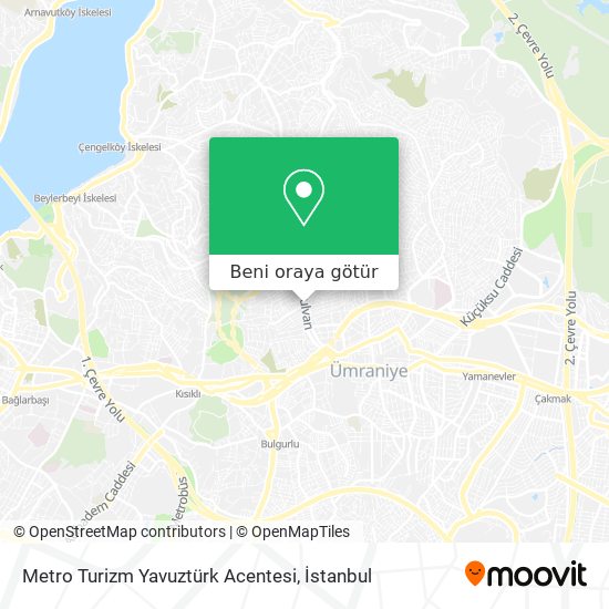 Metro Turizm Yavuztürk Acentesi harita