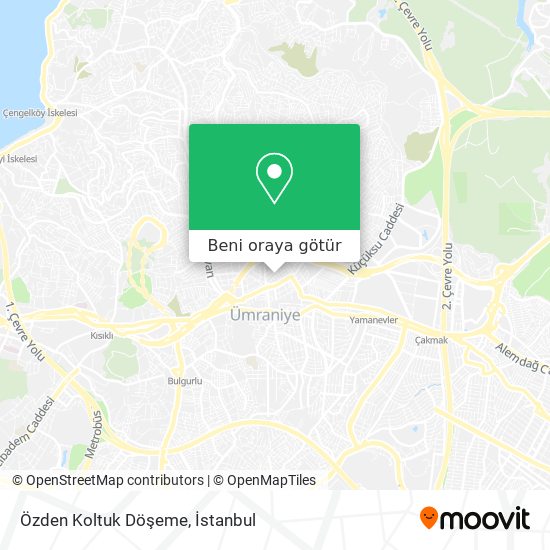 Özden Koltuk Döşeme harita