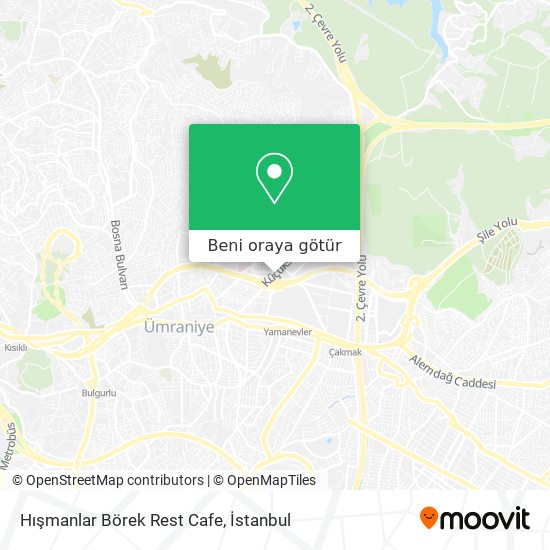 Hışmanlar Börek Rest Cafe harita
