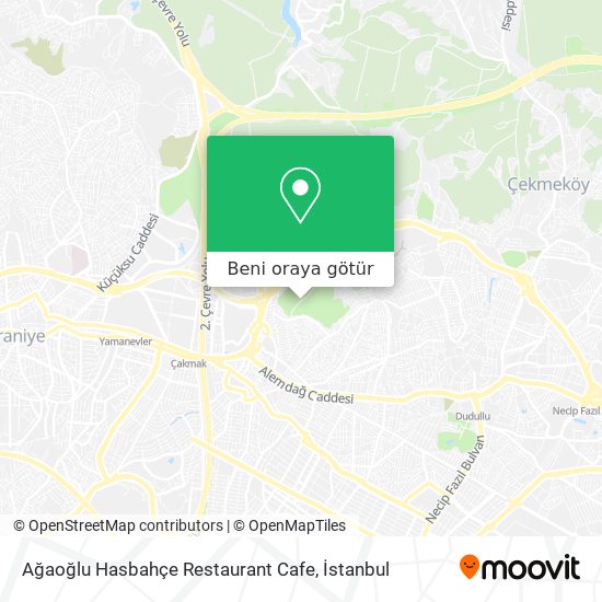 Ağaoğlu Hasbahçe Restaurant Cafe harita