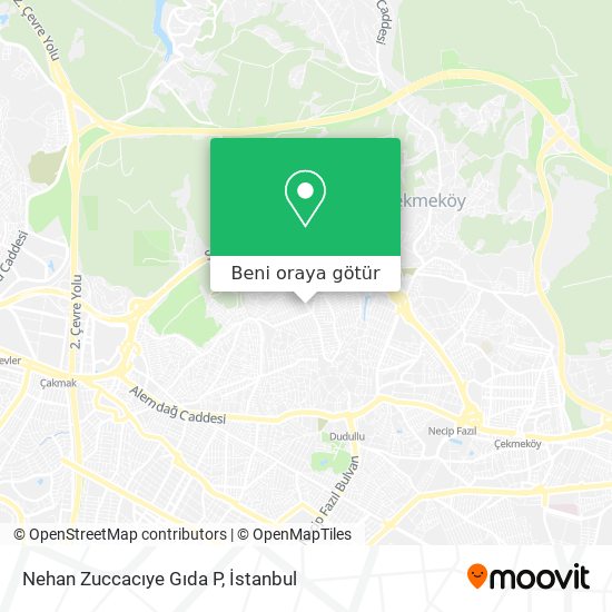 Nehan Zuccacıye Gıda P harita