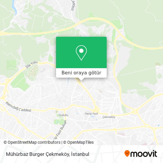 Mühürbaz Burger Çekmeköy harita