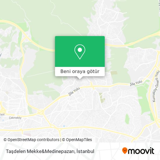 Taşdelen Mekke&Medinepazarı harita