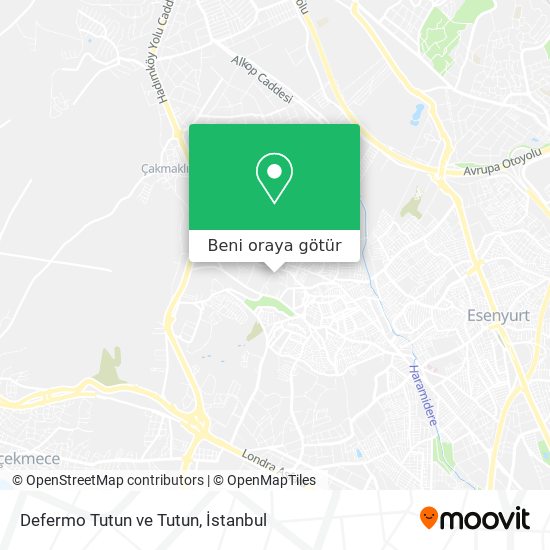 Defermo Tutun ve Tutun harita