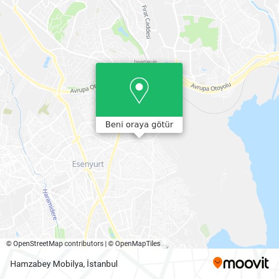 Hamzabey Mobilya harita
