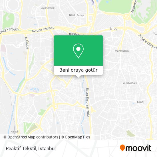 Reaktif Tekstil harita