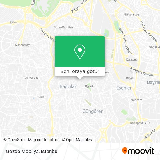 Gözde Mobilya harita