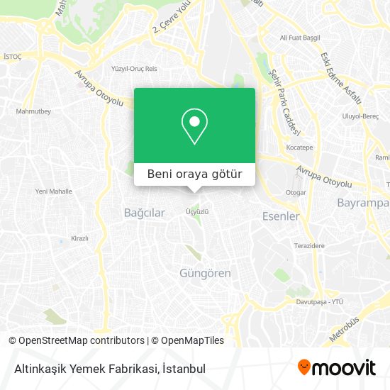 Altinkaşik Yemek Fabrikasi harita